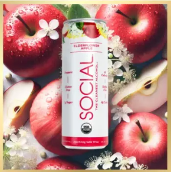 Elderflower Apple Sparkling Wine (24 Ct Case)